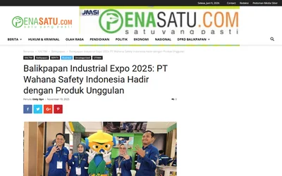 Balikpapan Industrial Expo 2025: PT Wahana Safety Indonesia Hadir dengan Produk Unggulan | penasatu.com